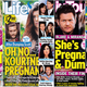 Illustration for article titled This Week In Tabloids: Khloé, Kourtney, and Miranda Are All Pregnant